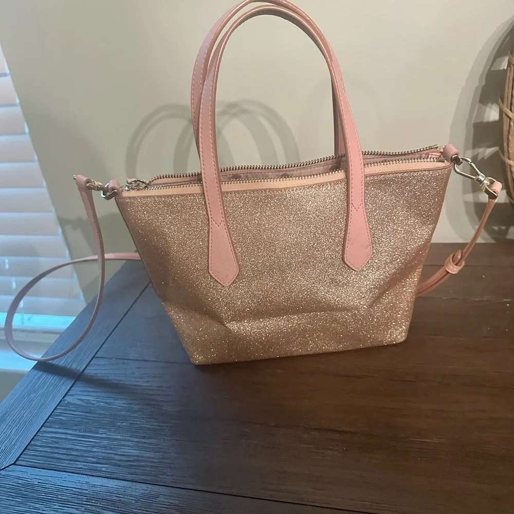 Kate Spade Gold and Pink Crossbody Bag - Picture 4 of 5